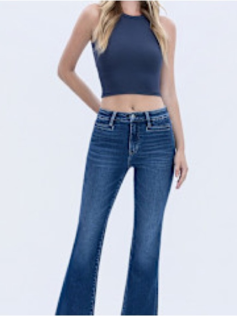 High Rise Flare Jeans Luminous Promise